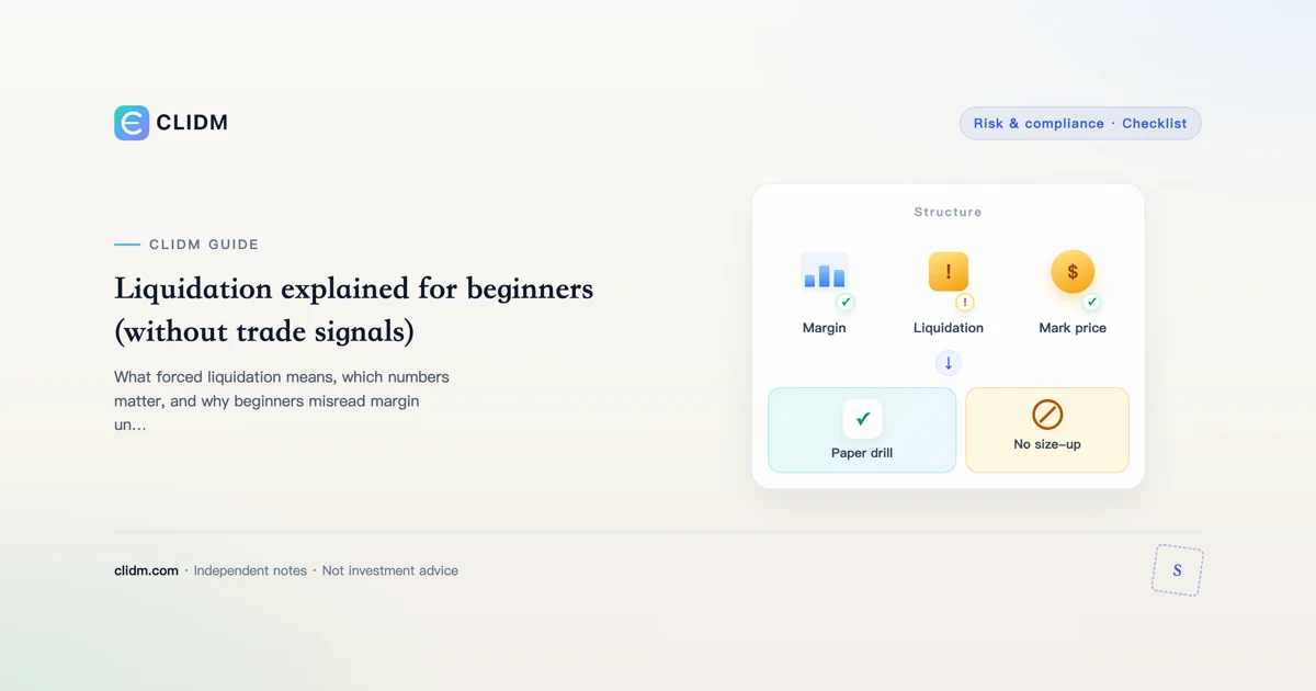 Liquidation explained for beginners (without trade signals)
